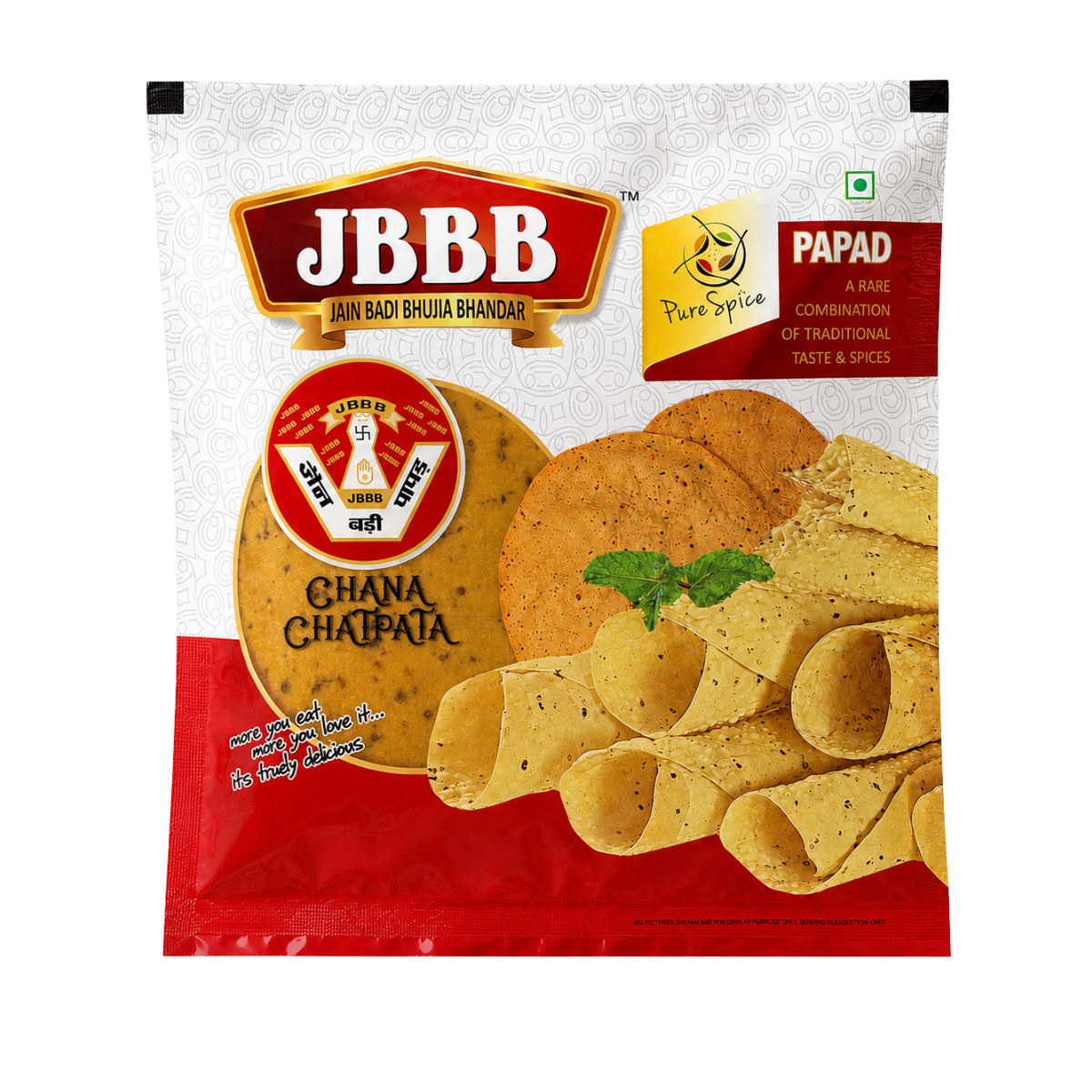 Chana Chatpata Papad Export Quality