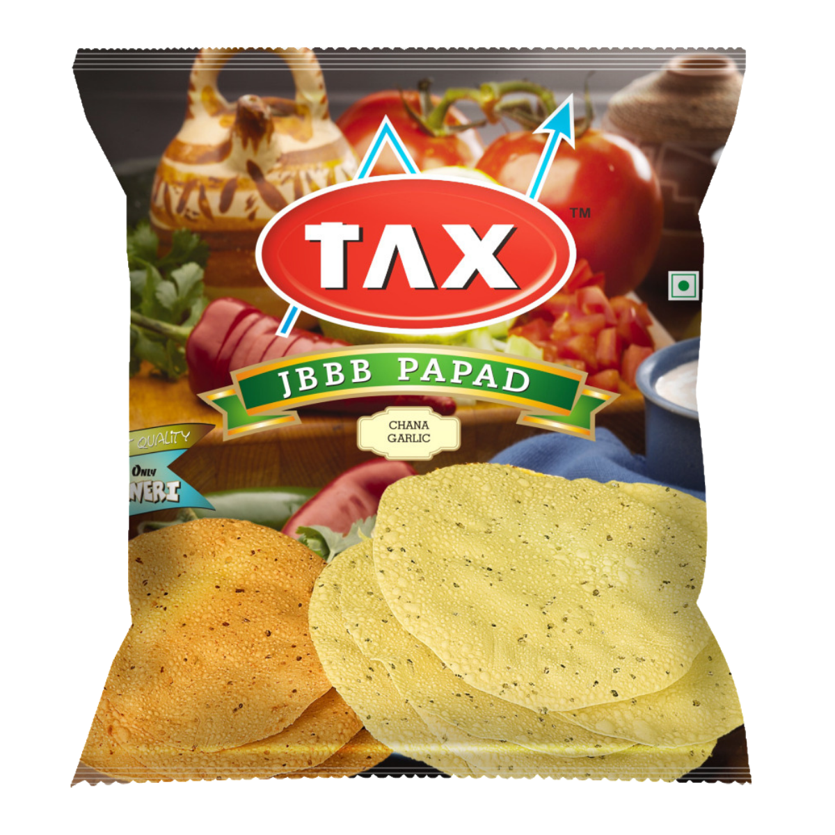 Tax Chana Garlic Papad